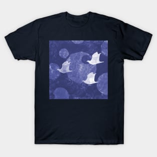 Three Cosmic Birds Digitally Altered Version of Original Work 8 T-Shirt